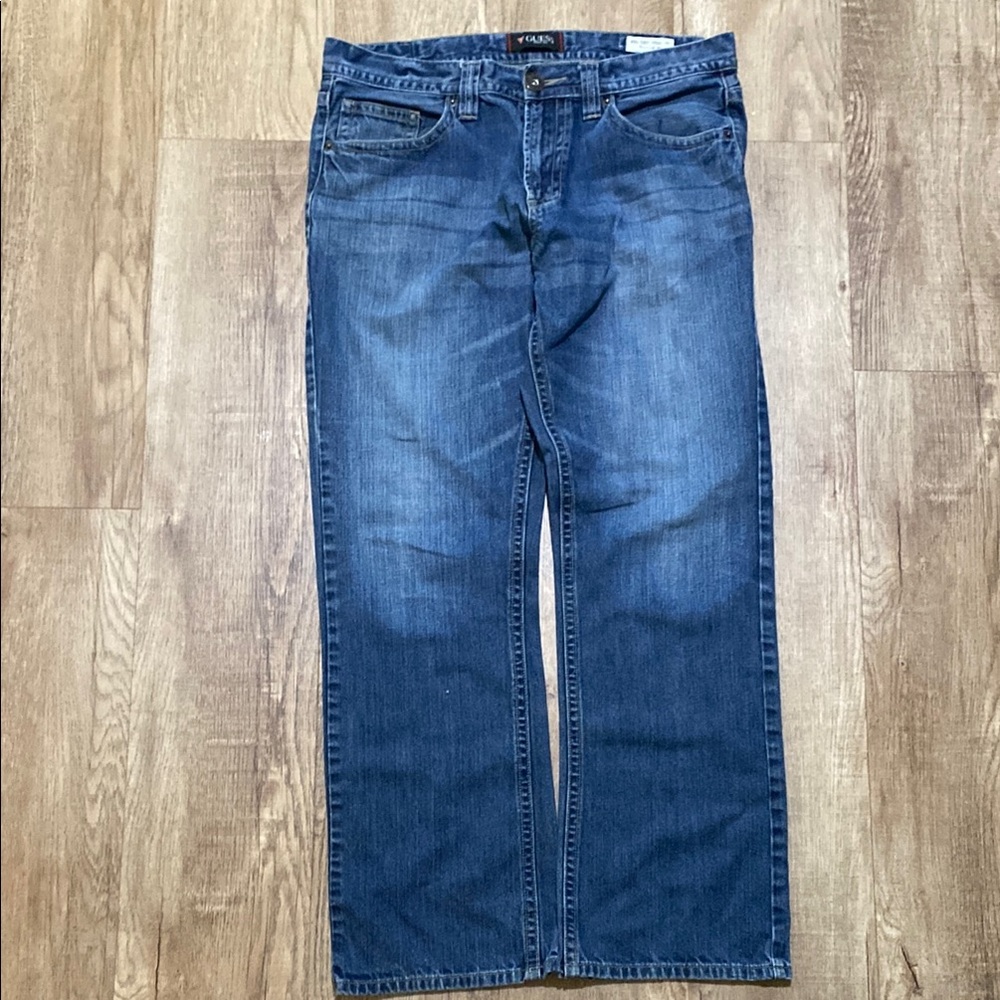 Men's Vintage Blue Guess Jeans